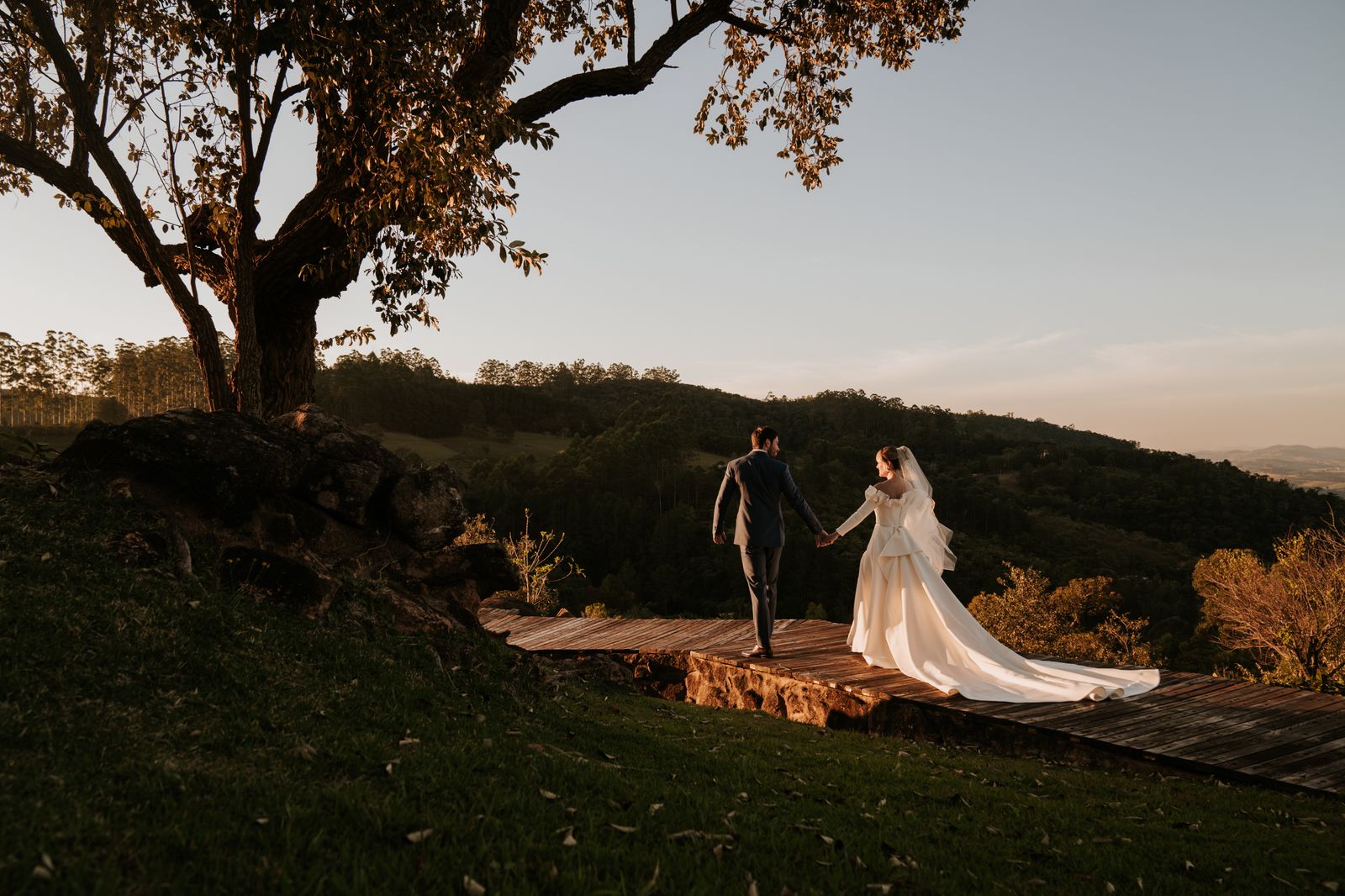 Casamento no Terras de Clara ao Entardecer!